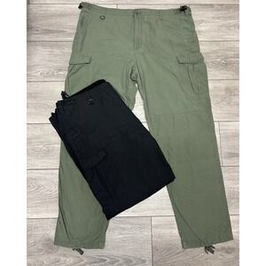 Propper Cargo Pants Ripstop Lot Of 2 Men's Size  XL 42x32 Black And Green